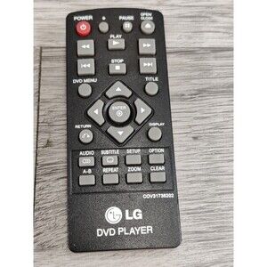 LG OEM COV31736202 DVD Remote Control - Tested
